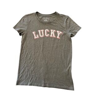 Lucky Brand Women's Graphic Tee‎ Shirt Paisley Print, Size Small, Super Soft